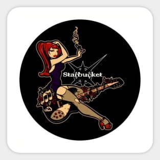 Starbucket Guitar Sticker
